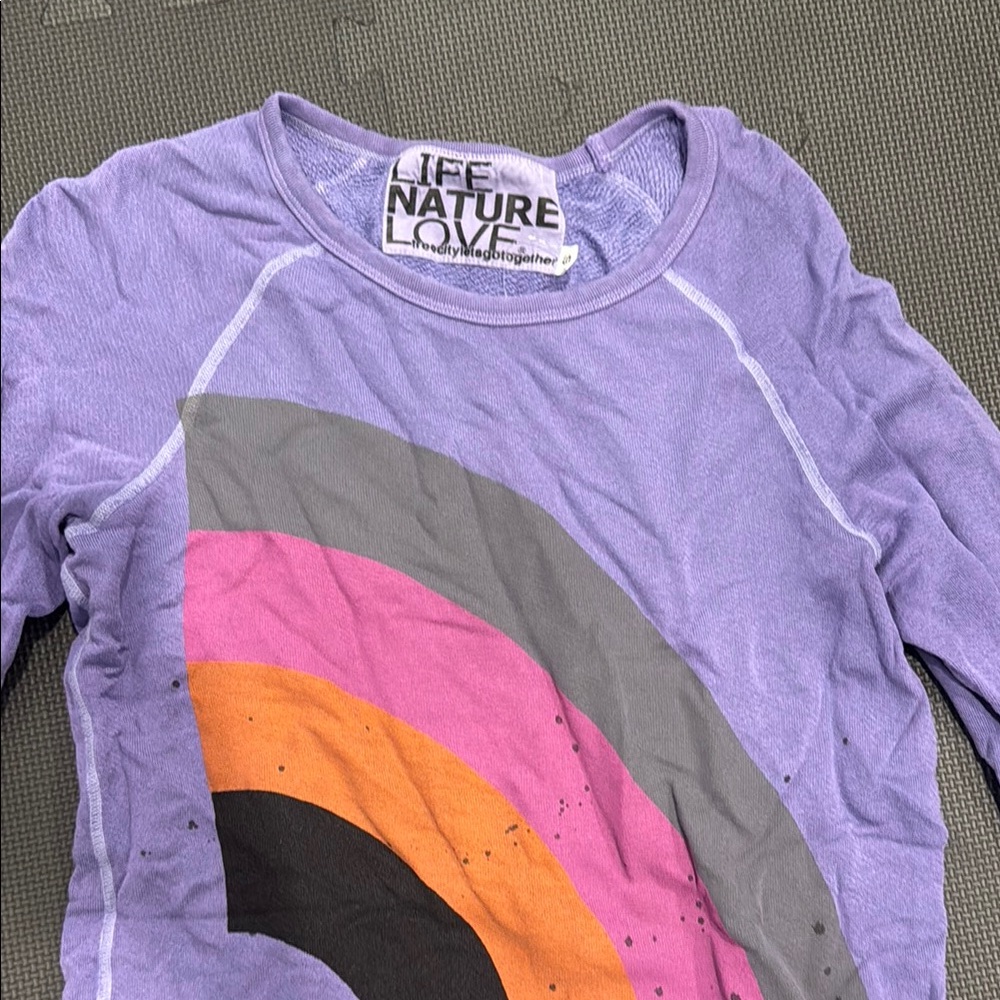 Freecity purple thin sweatshirt